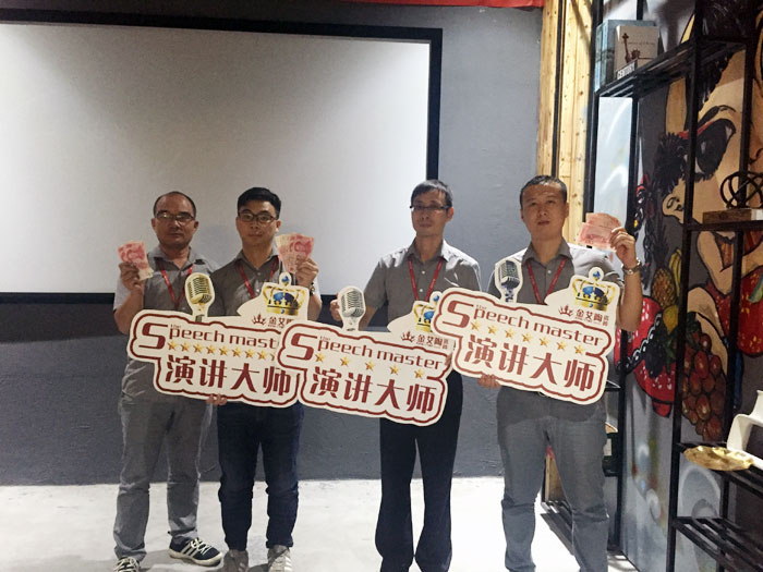陶瓷一线品牌九洲国际官网-相信品牌力量瓷砖“若何急剧向新客户介绍公司和服务”演讲角逐圆满实现